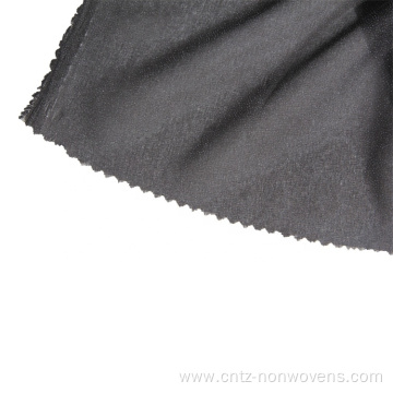 Polyester tricot fabric plain weave interlining